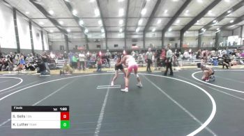 130 lbs Final - Shyla Sells, 1 On 1 Fight Academy vs Kana Luther, Team Aggression