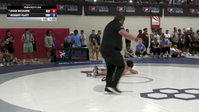 97 kg Cons. Semis - Evan McGuire, Minnesota RTC vs Robert Platt, Tar Heel Wrestling Club