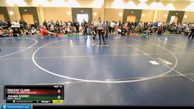 42 lbs Cons. Round 3 - Julian Gomez, West Jordan vs Mackay Clark, Payson Lion Wrestling Club