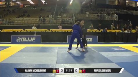 Hannah Michelle Hunt vs Marisa Jolie Vidal 2025 Pan Jiu Jitsu IBJJF Championship
