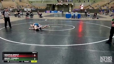 120 lbs Semis (4 Team) - Ignatius Smout, Christian Brothers vs Brody Connell, McCallie School