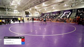 138 lbs Final - Matthew Esposito, Unattached vs Lukas Katsigiannis, Validus Wrestling Club