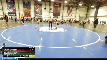 56 lbs Rd# 7- 10:45am Saturday Final Pool - Jacob Graber, Minnesota Funky Singlets vs Braxton Holtz, Westshore D.S