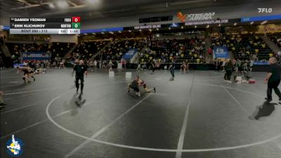 113 lbs Quarterfinal - Damien Yeoman, Fort Dodge vs Erik Klichurov, Lombard (Montini)