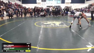 106 lbs Champ. Round 2 - Kelly Brown, West Torrance vs Nathan Sloat, Chino Hills
