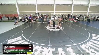 285 lbs Cons. Round 2 - Nolan Morris, Lehi vs Stephen Stewart-Jenkins, Spring Creek