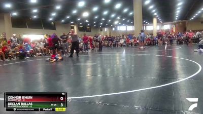 45 lbs Semis & Wb (16 Team) - Declan Ballas, Gladiator Academy vs Connor Ishuin, Glasgow WA