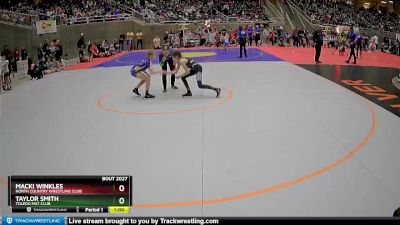 79 lbs Round 1 - Taylor Smith, Toledo Mat Club vs Macki Winkles, North Country Wrestling Club