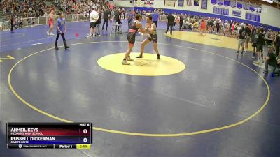 144 lbs Quarterfinal - Ahmeil Keys, McDaniel High School vs Russell Dickerman, Sweet Home