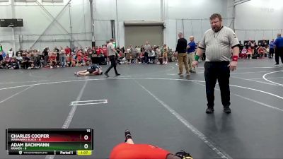 80 lbs Semis (4 Team) - Charles Cooper, Warhawks Black vs Adam Bachmann, Kraken