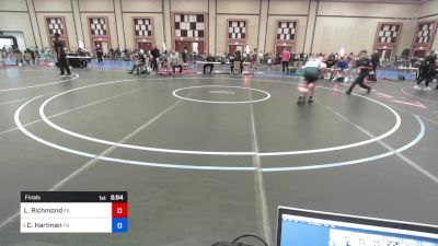 132 lbs Final - Levi Richmond, Pa vs Collier Hartman, Pa