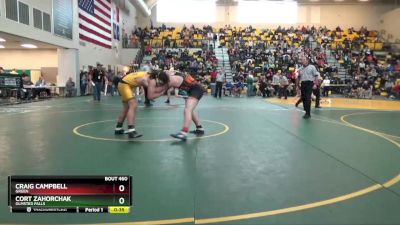 175 lbs Cons. Round 5 - Craig Campbell, GREEN vs Cort Zahorchak, OLMSTED FALLS