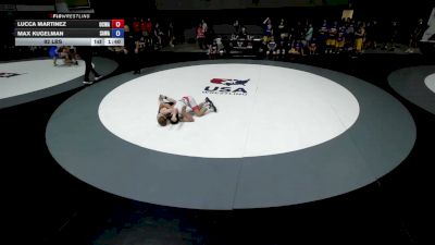 92 lbs Lucca Martinez, OCWA - Orange County Wrestling Association vs Max Kugelman, SAWA - Sacramento Area Wrestling Association