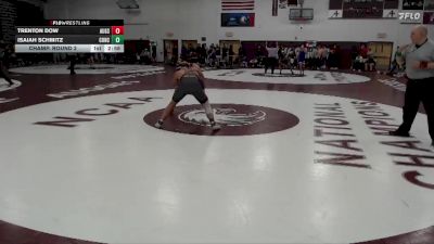 174 lbs Champ. Round 2 - Isaiah Schmitz, Concordia Moorhead vs Trenton Dow, Augsburg