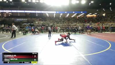 120 2A 5th Place Match - D`angelo Gil, North Ft Myers vs Dully Brutus, Miramar