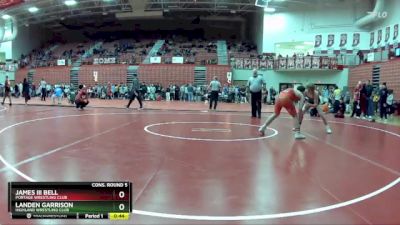 138 lbs Cons. Round 5 - Landen Garrison, Highland Wrestling Club vs James Iii Bell, Portage Wrestling Club