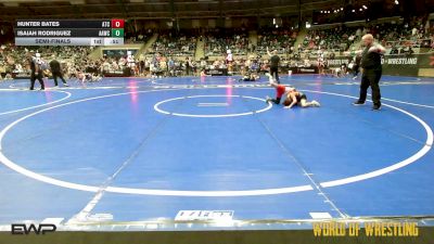 67 lbs Semifinal - Hunter Bates, Aniciete Training Club vs Isaiah Rodriguez, ALL AMERICAN WRESTLING CLUB