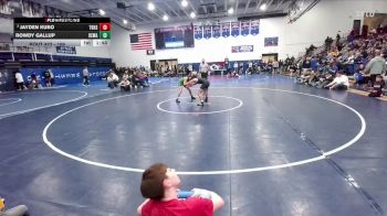 106 lbs Semifinal - Jayden Kubo, Thunder Basin High School vs Rowdy Gallup, Kelly Walsh