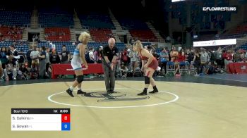 180 lbs Cons 8 #2 - Sam Calkins, California vs Shania Gowan, Florida