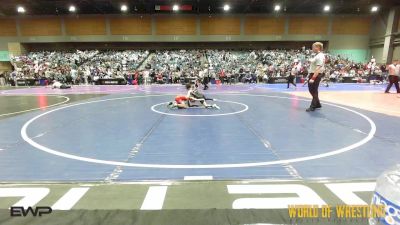 64 lbs Consi Of 32 #2 - Marcus Pettis, Team Aggression vs Ryder Hampton, Salem Elite Mat Club