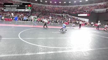 95 lbs Champ. Round 1 - Jordan Crump, Wisconsin vs Ruben Sanchez Jr, Bay Port Wrestling