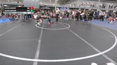 88 lbs Quarterfinals (8 Team) - Blake Decker, Revival Riddlers vs Lucas Harris, Pride WC