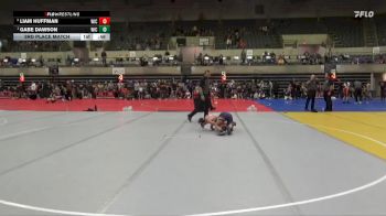 95 lbs 3rd Place Match - Liam Huffman, Immortal Athletics WC vs Gabe Dawson, American Outlaws Wrestling