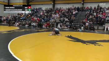 105 lbs Cons. Semi - Rosa Borja, Newton vs Addisyn Blocklinger, Dubuque Senior