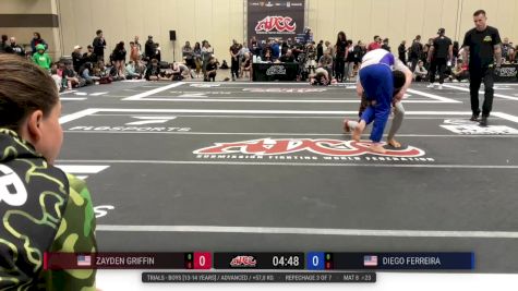 Zayden Griffin vs Diego Ferreira 2025 ADCC Orlando Open/Youth Trials