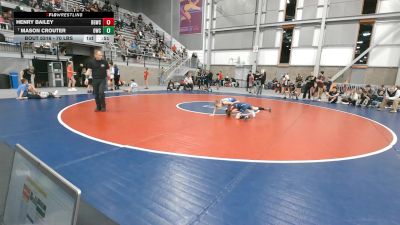 70 lbs Cons. Quarters - Henry Bailey, Big Game Wrestling Club MT vs Mason Crouter, Outlaw Wrestling Club