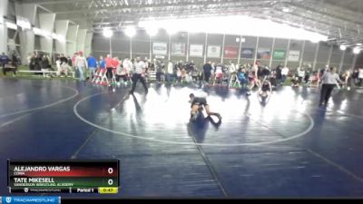 106 lbs Semifinal - Alejandro Vargas, COWA vs Tate Mikesell, Sanderson Wrestling Academy