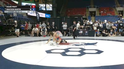 132 lbs Champ. Rd Of 32 - Kaleb Pratt, Illinois vs Graydon Martin, Virginia