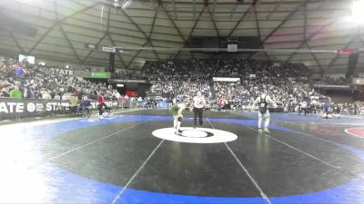 Boys 2A 165 lbs Champ. Round 1 - Josh Friesen, Sehome vs Hunter Nicholson, East Valley (Spokane)
