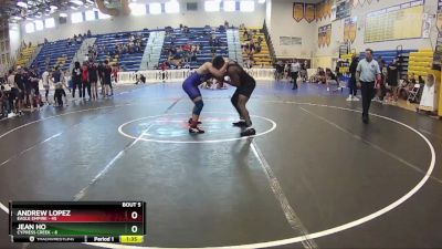 175 lbs Round 2 (8 Team) - Andrew Lopez, Eagle Empire vs JEAN HO, Cypress Creek