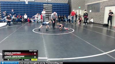 46/50 3rd Place Match - Lennox Abercrombie, Middleton Wrestling Club vs Joshua Martinez, TW Wrestling