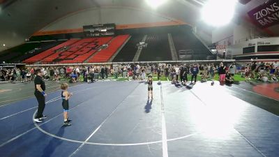 53 lbs 5th Place Match - Rome Sands, Utah vs Bentley Coberly, Oregon