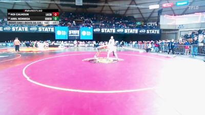 Boys 3A 138 lbs 3rd Place Match - Koi Calhoun, Lakes vs Abel Noriega, Kennewick