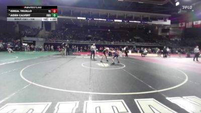 106 lbs Quarterfinal - Isreal Trujillo, Yuba City vs Aiden Calvert, Franklin (Elk Grove)