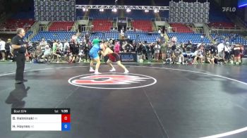 220 lbs Rnd Of 64 - Beminjam Helminski, Wisconsin vs Hayden Haynes, North Carolina