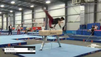 Genki Suzuki - Pommel Horse, University of Oklahoma - 2021 April Men's Senior National Team Camp