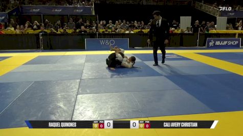 Cali Avery Christian vs Raquel Quinones 2026 Pan Kids Jiu-Jitsu IBJJF Championship