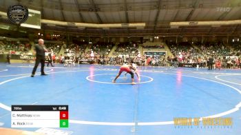 70 lbs Consi Of 8 #2 - Carter Matthias, Nebraska Wrestling Academy vs Apollo Rock, Stl Warriors