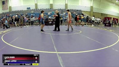 165 lbs Quarterfinal - Luca Eger, OH vs Diego Lopez, IL