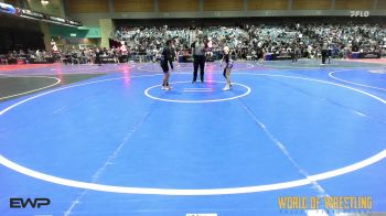 90 lbs Semifinal - Mackenzie Amidon, Mantanona TC vs Ayleen Fernandez, THRESHOLD WRESTLING CLUB