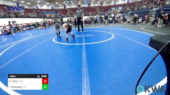 40 lbs Consi Of 4 - Rhett Pitts, Cowboy Wrestling vs Isaac Tessneer, Norman Grappling Club