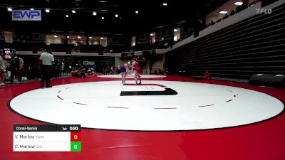 145 lbs Consolation - Vic Marlow, Owasso Girls HS vs Chloe Marlow, Durant High School Girls