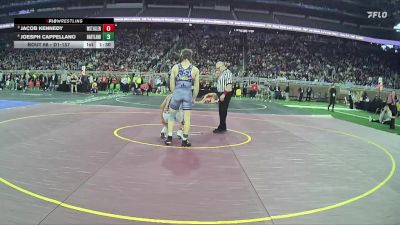 D1-157 lbs Champ. Round 1 - Jacob Kennedy, John Glenn HS (Westland) vs Joesph Cappellano, Hartland HS