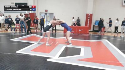 138 lbs Champ. Round 1 - Avery Shinkle, Wayland Baptist University vs Jaclyn Riedinger, Avila