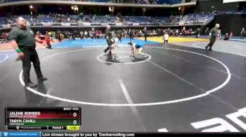 5A - 110 lbs Cons. Round 2 - Taryn Cahill, Huntsville vs Jalene Romero, Burleson Centennial