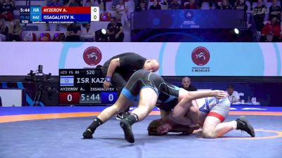 86 kg Qualif. - Aaron Ayzerov, Israel vs Nurzhan Issagaliyev, Kazakhstan